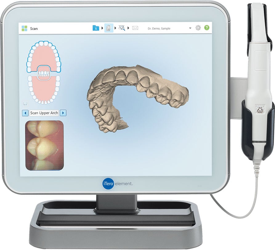 Our pain-free cosmetic dental office in Milwaukee, WI, Beloit, WI and Roscoe, IL is proud to use advanced dental technology to create an individualized treatment plan just for you if you need untraditional braces, lingual braces, ceramic braces, or invisible braces in 53214, 53511, and 61073! iTero Element Intraoral Scanner in Milwaukee, WI, Beloit, WI and Roscoe, IL