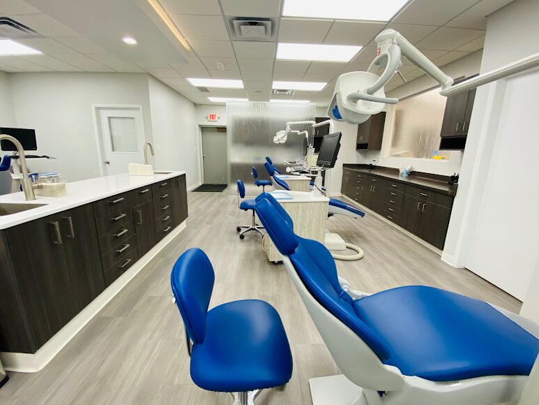 Treatment room at the NuLine Orthodontics office in Milwaukee, WI