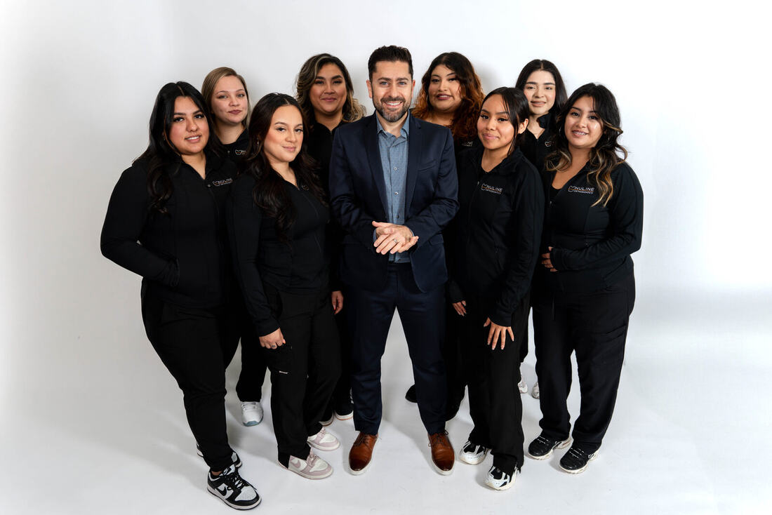 The NuLine Orthodontics clinical team with Dr. Najjar